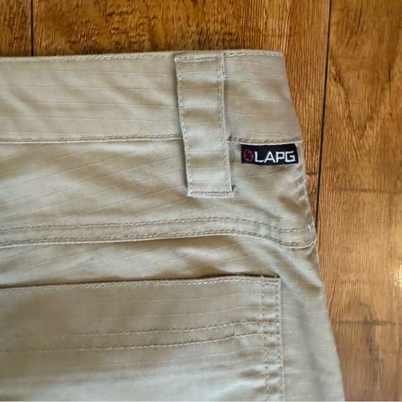 LAPG Women’s Khaki Cargo Tactical Pants Pockets Size 4 - Picture 9 of 10